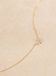 Wren 18k Flower Charm Necklace - TULLABEE