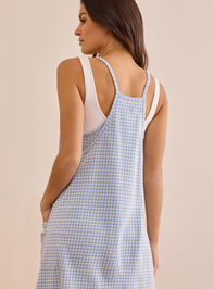 Hang Tough Gingham Mini Dress Detail 5 - TULLABEE