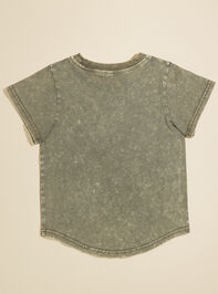 Cole Toddler Washed Tee Detail 2 - TULLABEE