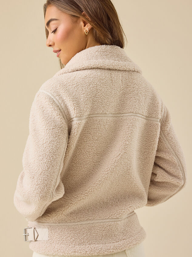 Tara Sherpa Jacket Detail 5 - TULLABEE