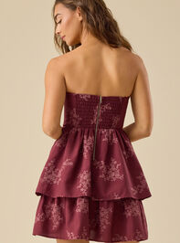 Henretta Strapless Mini Dress Detail 6 - TULLABEE