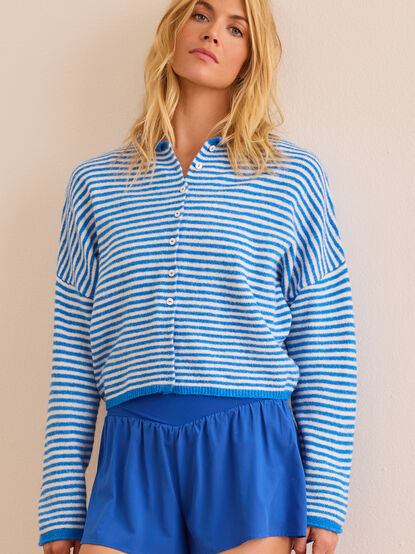 Reformer Striped Cardigan - TULLABEE