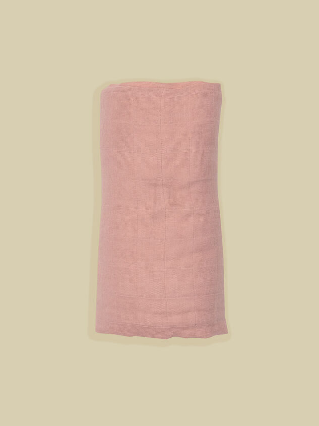Muslin Swaddle Blanket Detail 2 - TULLABEE