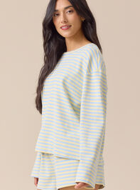 Briley Stripe Crewneck Detail 3 - TULLABEE