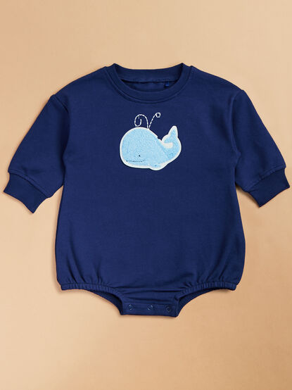 Bubbly Whale French Terry Bubble - TULLABEE