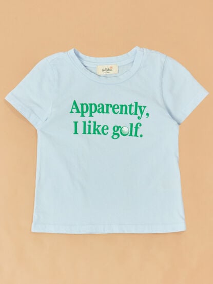 Apparently I Like Golf Tee - TULLABEE