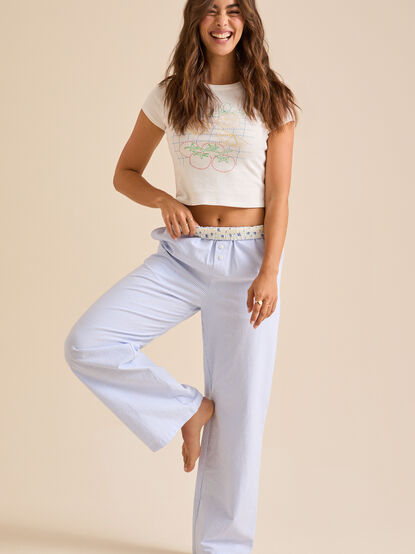 Sonia Stripe Lounge Pant - TULLABEE