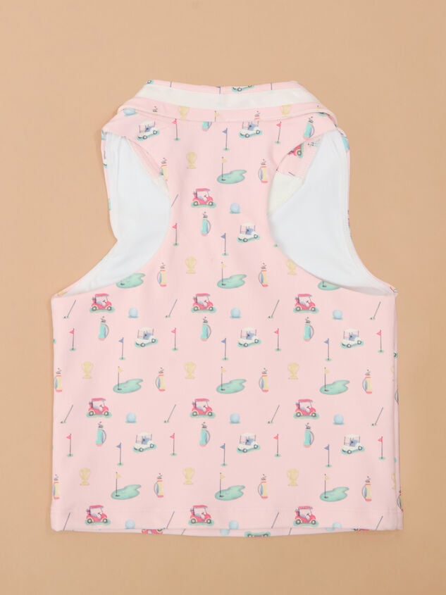 Birdie Polo Tank Detail 3 - TULLABEE