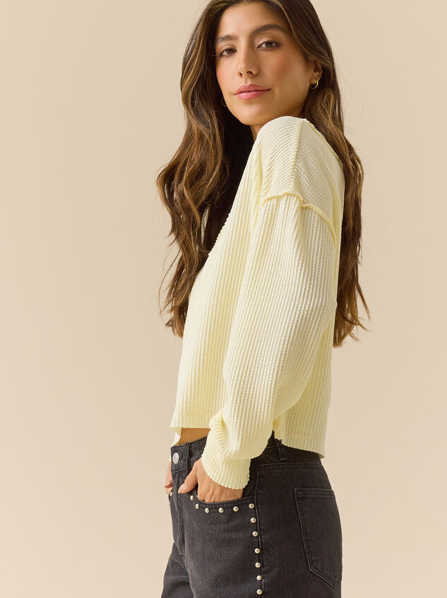 Layne Ribbed Top Detail 3 - TULLABEE