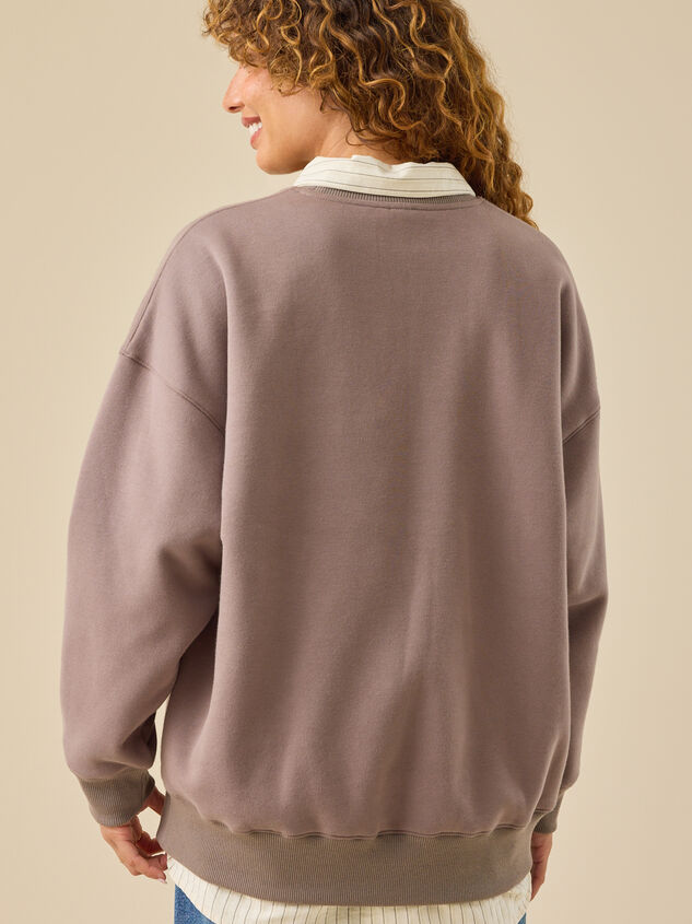 Grand Teton USA Sweatshirt Detail 5 - TULLABEE