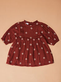 Hallie Embroidered Daisy Dress by Mud Pie - TULLABEE