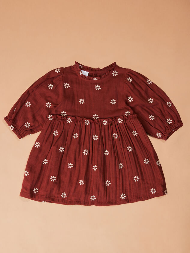 Hallie Embroidered Daisy Dress by Mud Pie - TULLABEE