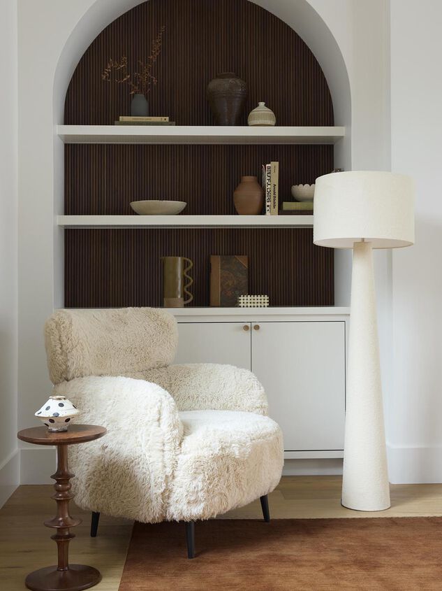 Elsie Boucle Floor Lamp Detail 7 - TULLABEE