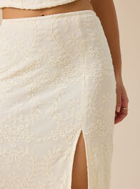 Adeline Lace Midi Skirt Detail 2 - TULLABEE