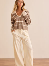 Waterside Stripe Pullover Detail 3 - TULLABEE