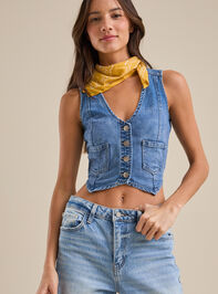 Harlee Denim Vest - TULLABEE