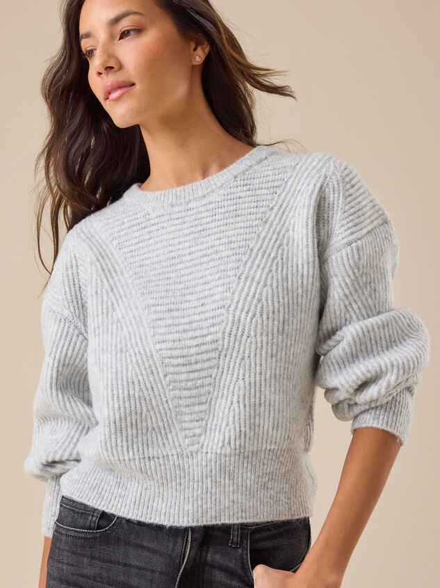 Reya Ribbed Sweater Detail 2 - TULLABEE