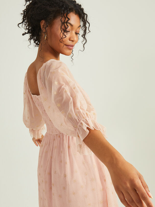 Belle Glitter Mama Dress Detail 5 - TULLABEE