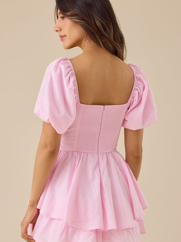 Melanie Puff Sleeve Romper Detail 5 - TULLABEE