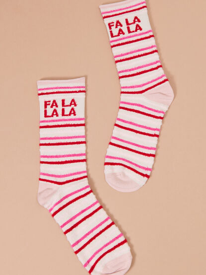 Fa La La La Cozy Socks - TULLABEE
