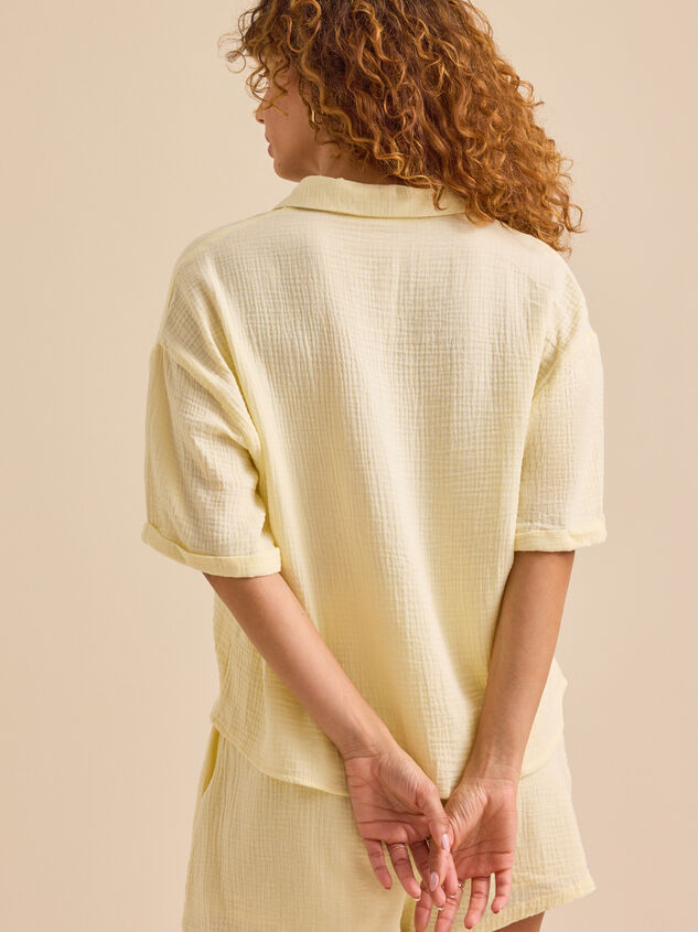 Delia Gauze Top Detail 5 - TULLABEE