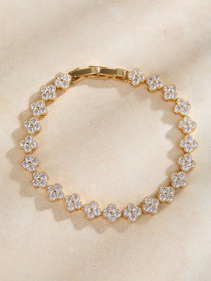 Clover Tennis Bracelet - TULLABEE