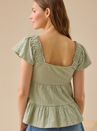 Lindsay Tiered Babydoll Top Detail 5 - TULLABEE