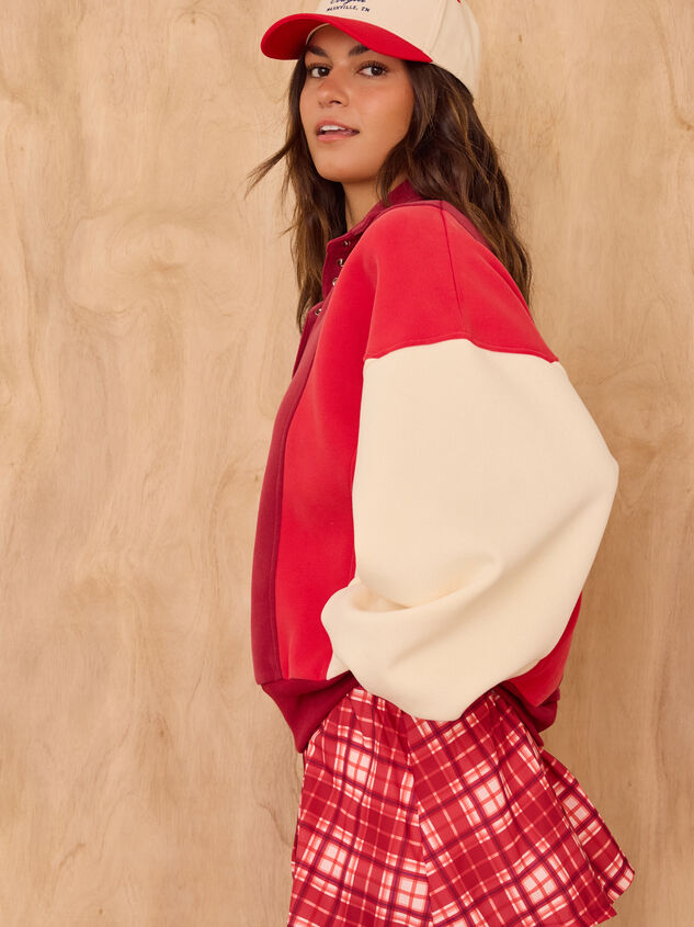 Peak Balloon Sleeve Pullover Detail 4 - TULLABEE