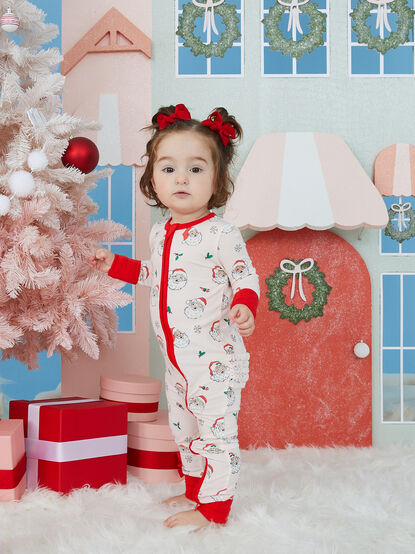 Vintage Santa Ruffle Sleeper - TULLABEE