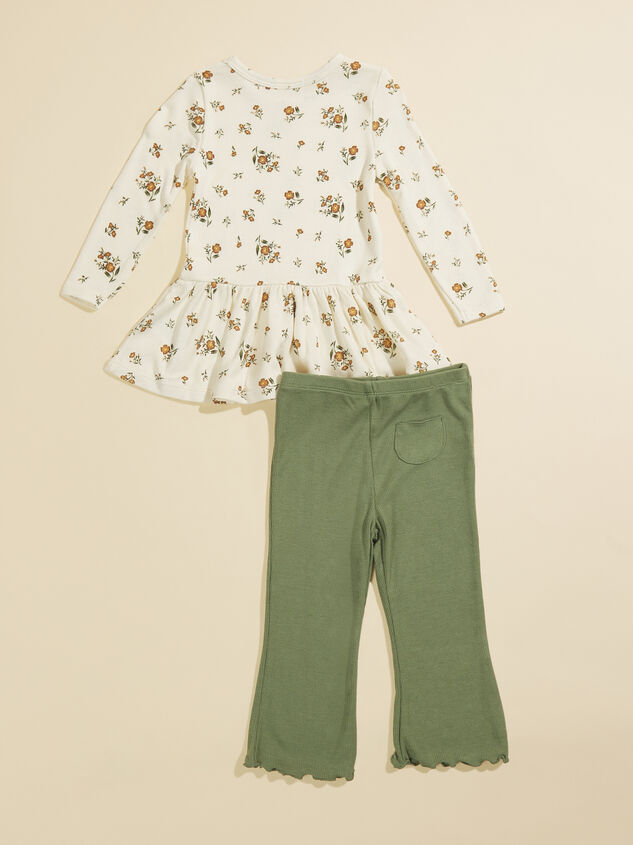 Ariana Floral Top and Legging Set Detail 2 - TULLABEE