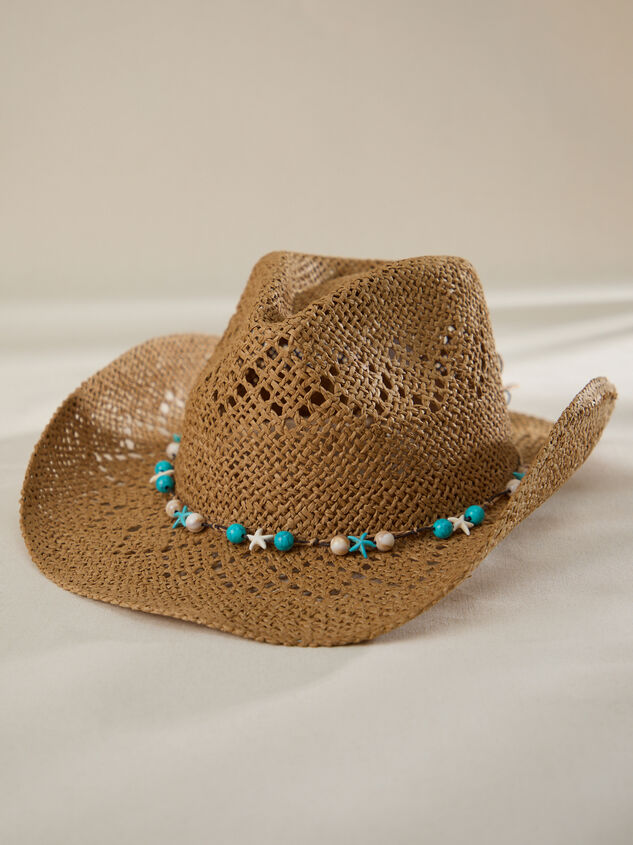 Woven Straw Rope Cowboy Hat - TULLABEE
