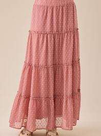 Jordan Tiered Midi Skirt Detail 3 - TULLABEE