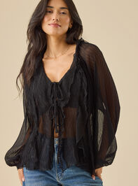 Sasha Chiffon Kimono Detail 3 - TULLABEE