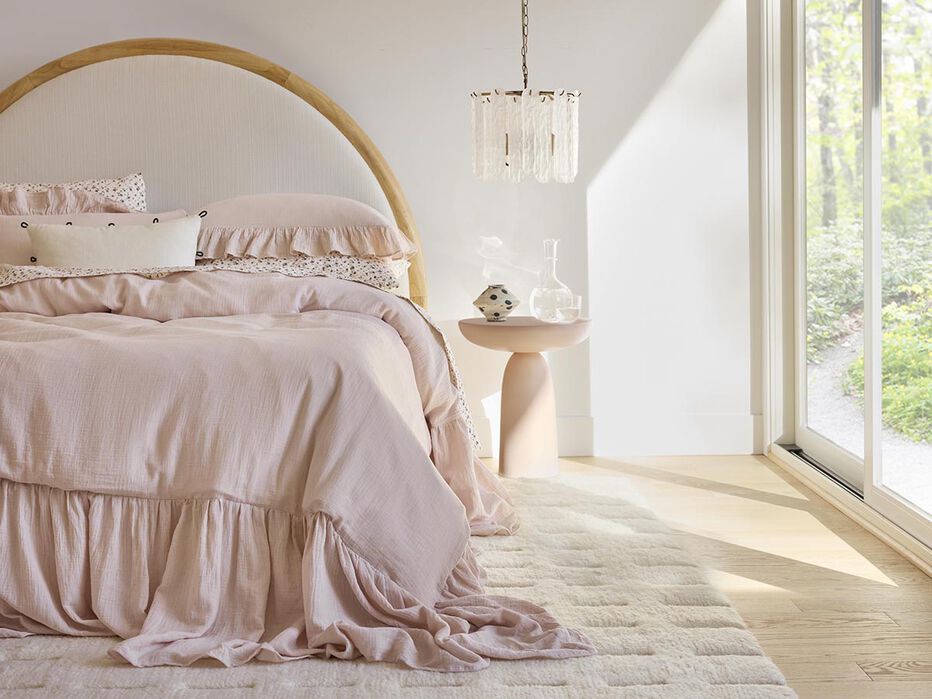 Joy Upholstered & Wood Bed - TULLABEE - 