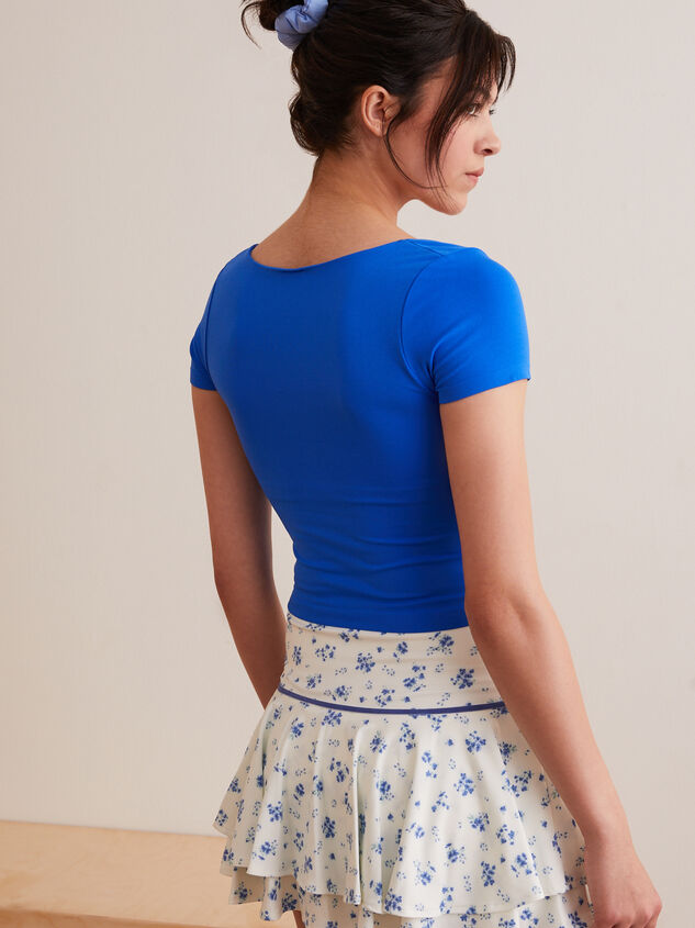 Square Up Short Sleeve Top Detail 4 - TULLABEE