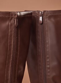 Catherine Tall Suede Stretch Boots Detail 2 - TULLABEE