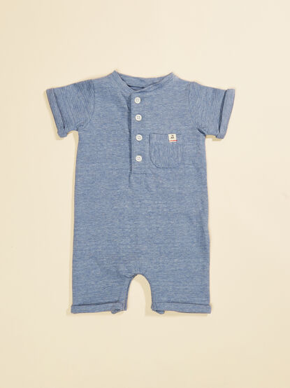 Thomas Henley Romper by Me + Henry - TULLABEE