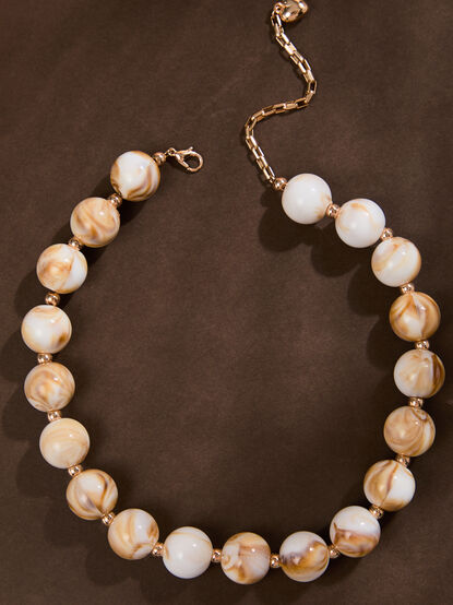 Ruth Round Resin Statement Choker - TULLABEE