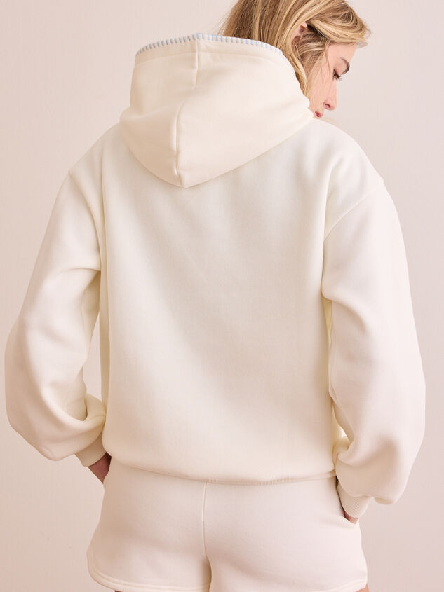 Timeout Bow Hoodie Detail 4 - TULLABEE