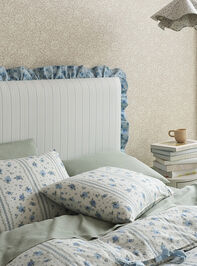 Nikki Upholstered Headboard Detail 2 - TULLABEE