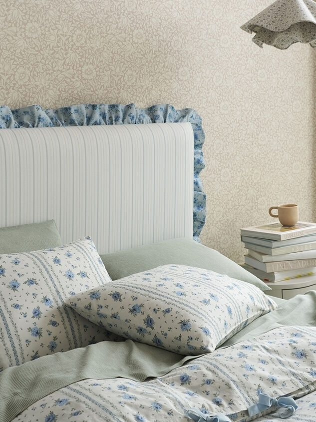 Nikki Upholstered Headboard Detail 2 - TULLABEE