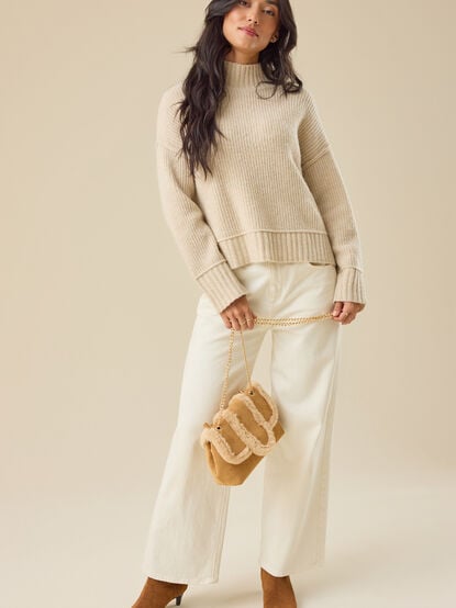 Josie Mock Neck Sweater - TULLABEE