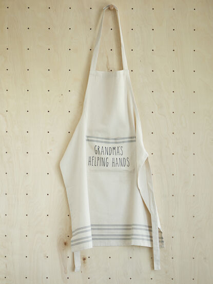 Grandma's Helping Hands Apron by Mudpie - TULLABEE