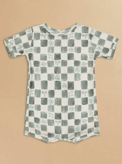 Coastal Check Romper By Rylee + Cru - TULLABEE