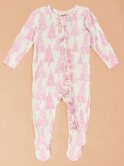 Sugar & Spruce Ruffle Footie - TULLABEE
