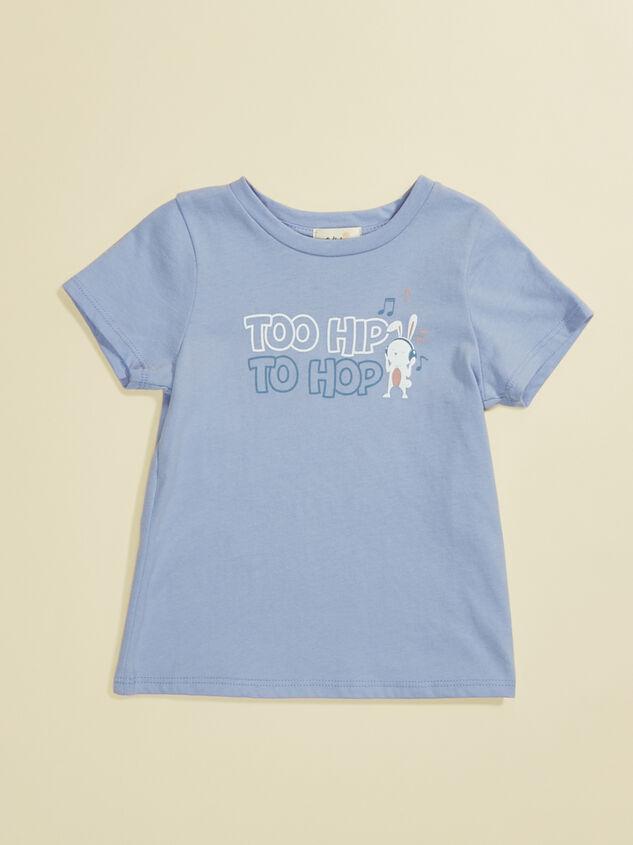 Too Hip Graphic Tee Detail 2 - TULLABEE