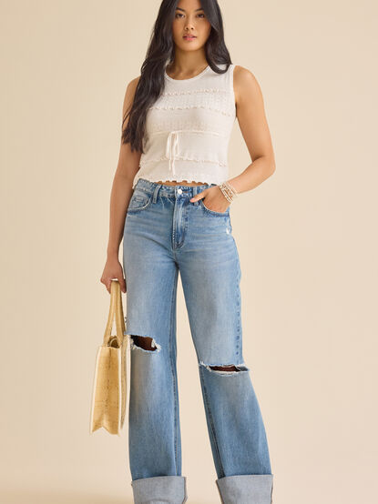 Scottie Pointelle Vest - TULLABEE