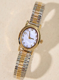 Timeless Twist Stretch Watch Detail 2 - TULLABEE