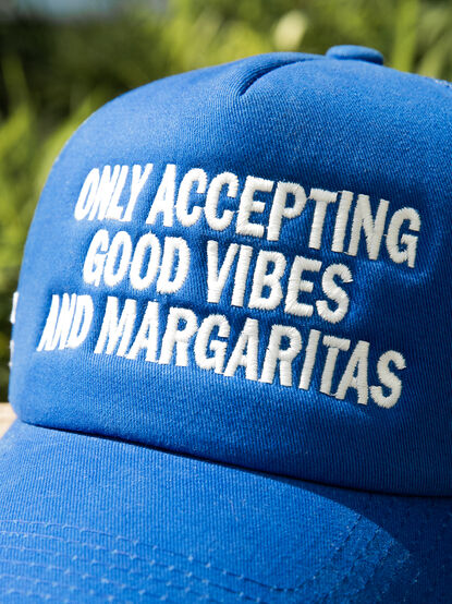 Good Vibes Only Trucker Hat - TULLABEE