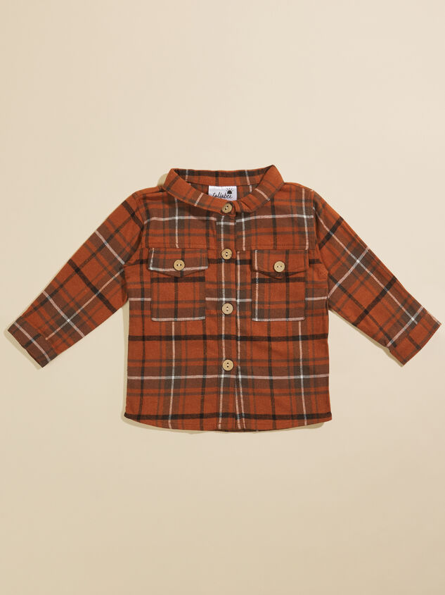 Edd Plaid Toddler Shacket - TULLABEE